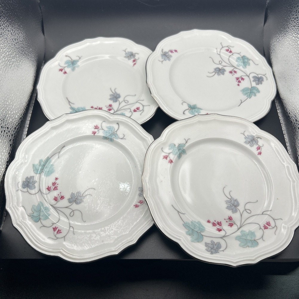 BARONET China SANDRA Germany Bavaria Set of 4 SALAD DESSERT PLATE 6"